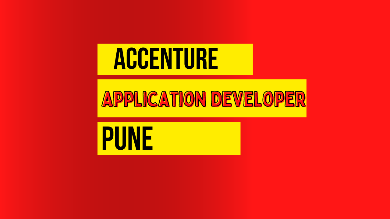 Accenture Application Developer position image